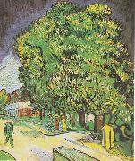 Vincent Van Gogh Blooming chestnut trees Sweden oil painting artist